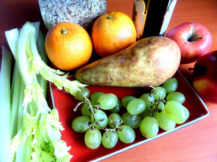 Пикантный фруктово-ягодный салат (для Сабины)