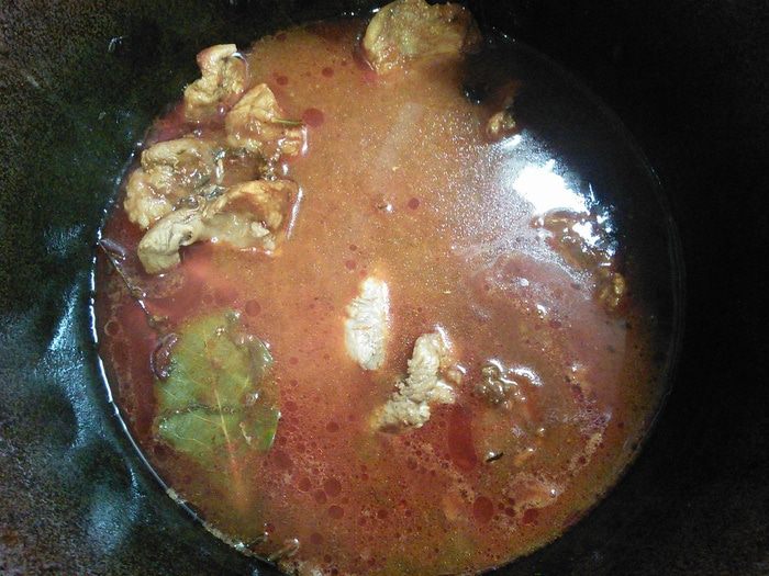 Зимний пай из телятины и корешковых овощей 