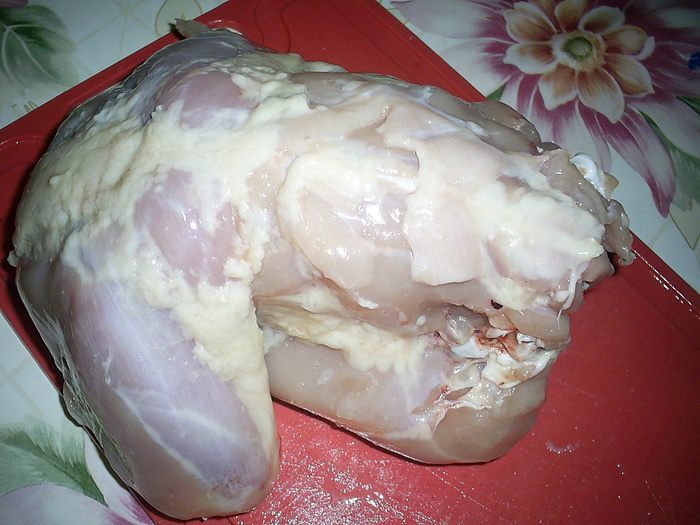 Фаршированная курочка (упрощенный вариант)