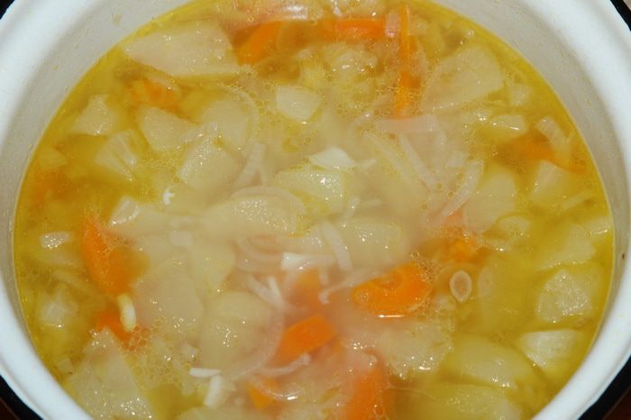 Яблочно-морковный суп-пюре