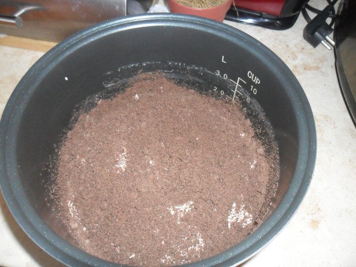 Шоколадно-творожный пирог