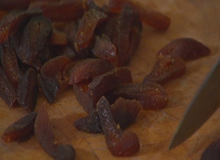 Гречневая каша с курагой и грушей 