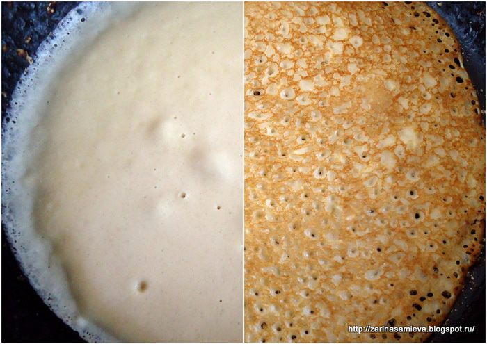 Налистники с квашеной капустой