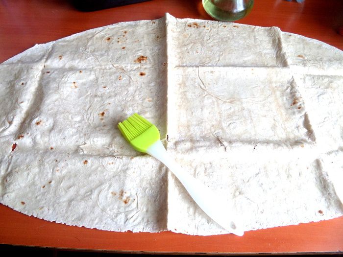 Штрудель из лаваша (постный)