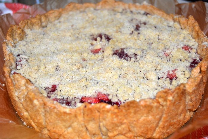 Фруктово-ягодный пирог