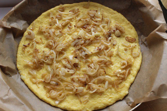 Картофельный тарт с черри и укропом