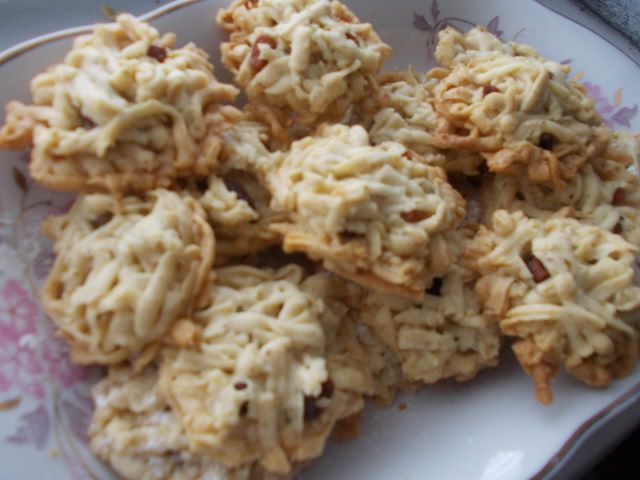 Песочное печенье с сухофруктами