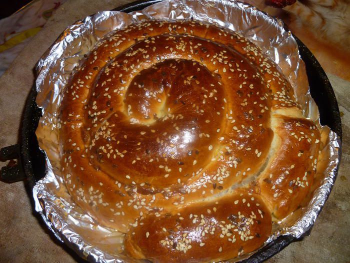 Праздничная колбаса в тесте