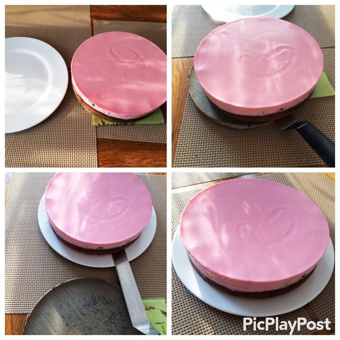 Чизкейк с ежевикой