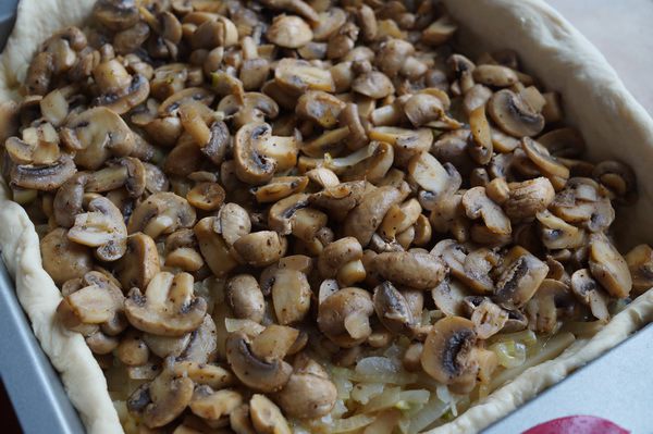 Монастырский грибной пирог