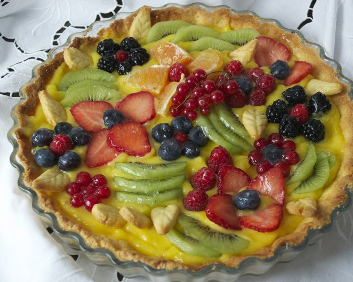 Миндальная кростата с лимонным кремом &amp;quot;Летний сад&amp;quot;