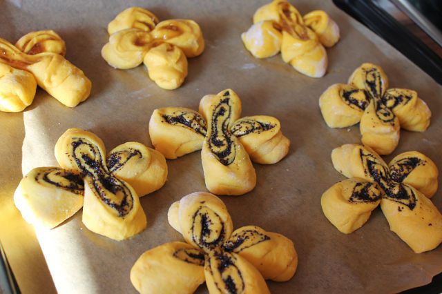 Булочки &amp;quot;Тыквенные цветочки&amp;quot;