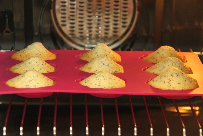 Лимонно-маковые мадлены