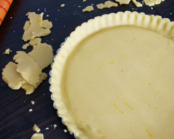 Миндальная кростата с лимонным кремом &amp;quot;Летний сад&amp;quot;