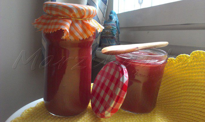 Клубнично-персиковый конфитюр