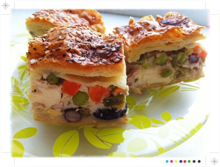 Пирог с овощами и курицей &amp;quot;Рина&amp;quot;