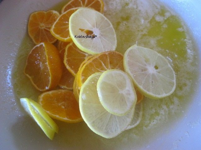 Цитрусовый пирог-перевертыш