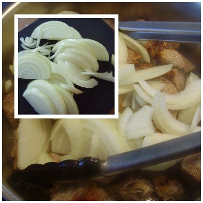 Гуляш с квашеной капустой