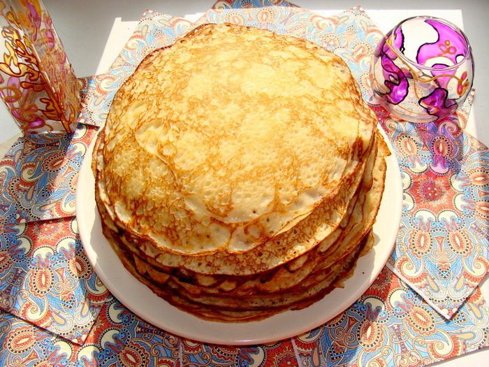 Блины нежнейшие на сырной сыворотке