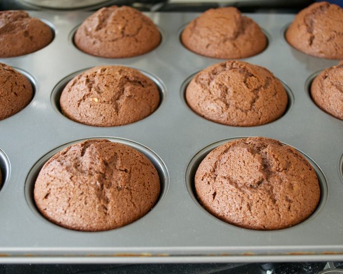 Капкейки на шоколадной пасте