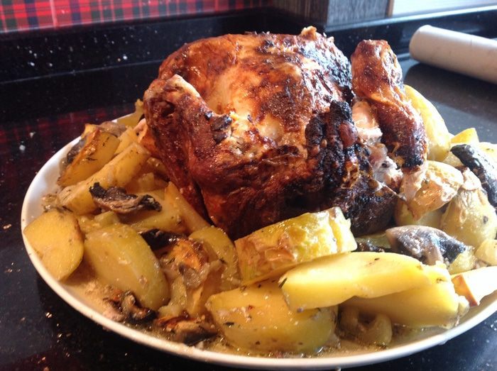 Курочка на бутылке