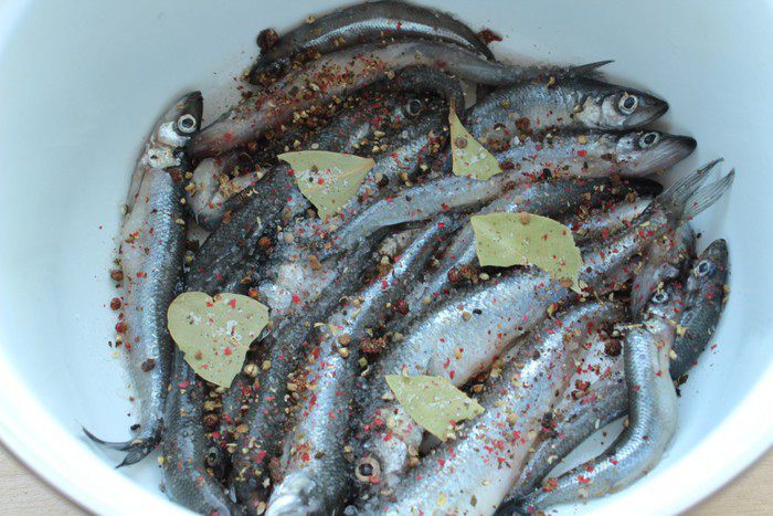 Корюшка пряного посола