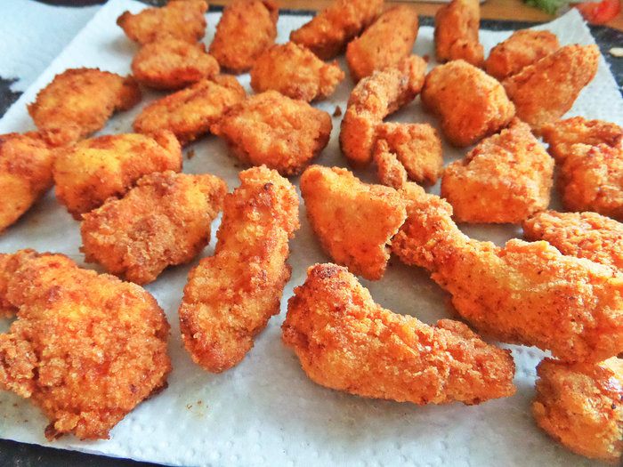 Закуска с курицей и сыром в тортилье