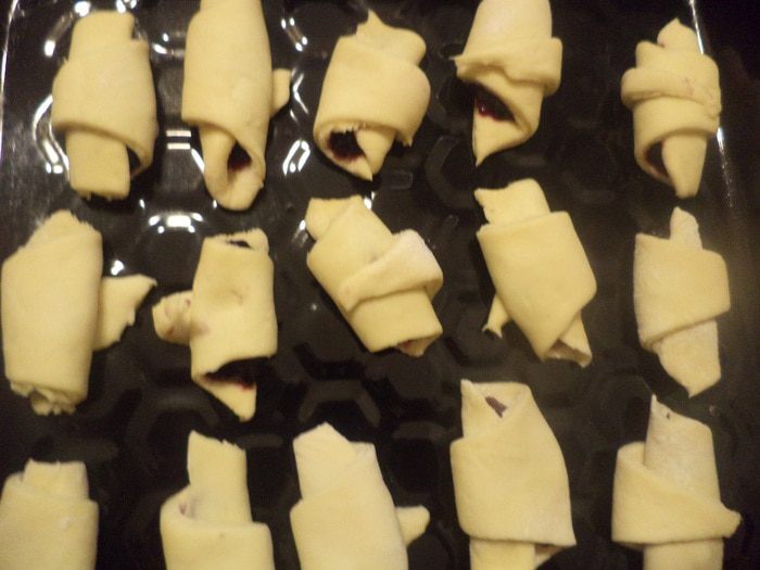 Рогалики со смородиновым джемом