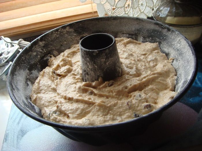 Пирог с яблочным пюре