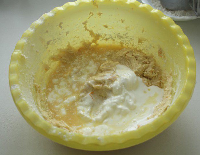  Апельсиновый кекс с шоколадом