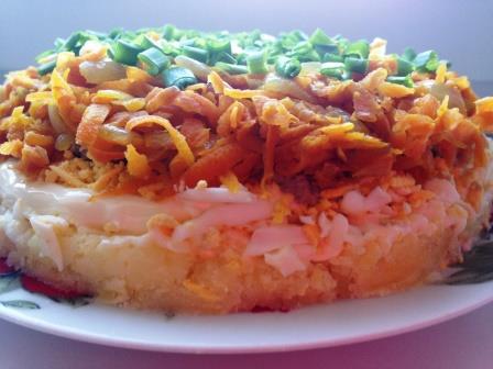 Печеночный салат