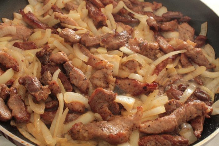 Мясная поджарка с овощами &amp;quot;Осенняя&amp;quot;