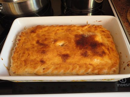 Быстрый пирог с капустой