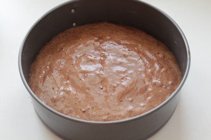 Пирог с брусникой и заварным кремом