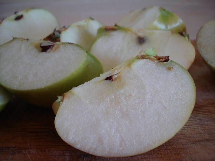 Яблочный пирог из творожного теста.