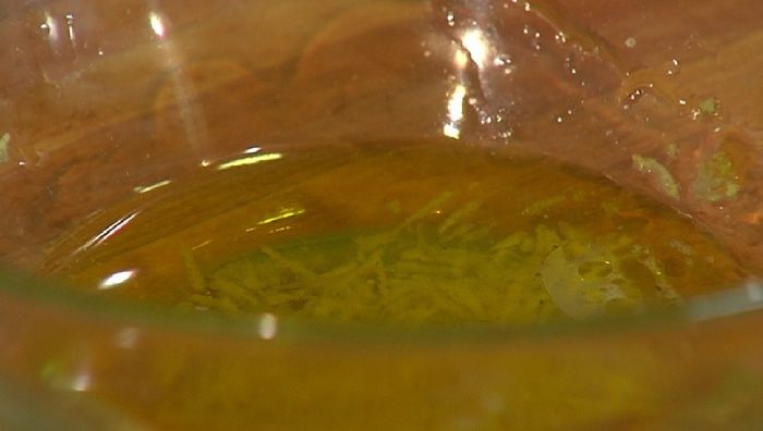 Оладьи из цукини, свеклы и феты 