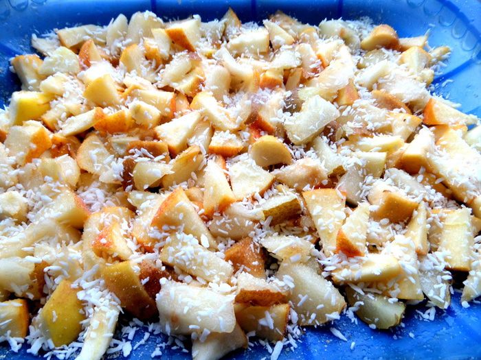 Яблочно-грушевый тарт Татен (tarte Tatin)