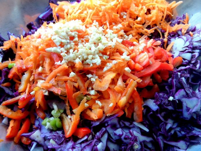 Быстрая капуста в маринаде 