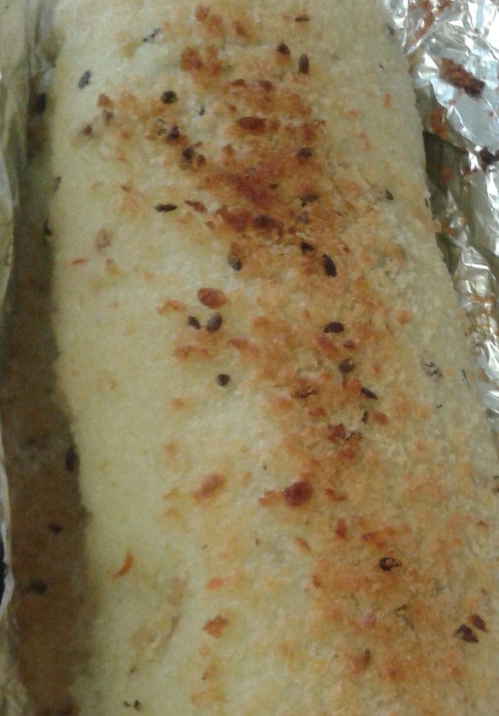 Картофельный рулет с грибами