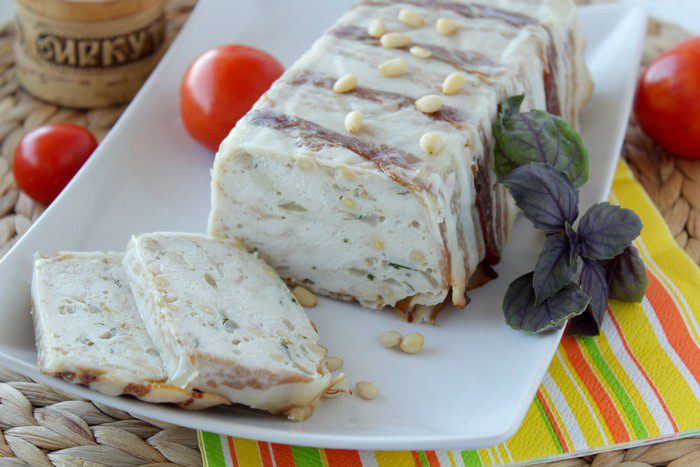 Террин с курицей