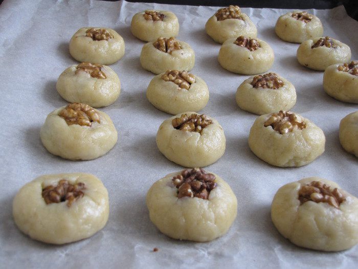 Печенье с черносливом и грецким орехом