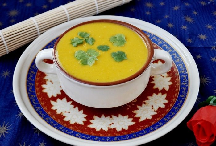 Тыквенный суп в азиатском стиле