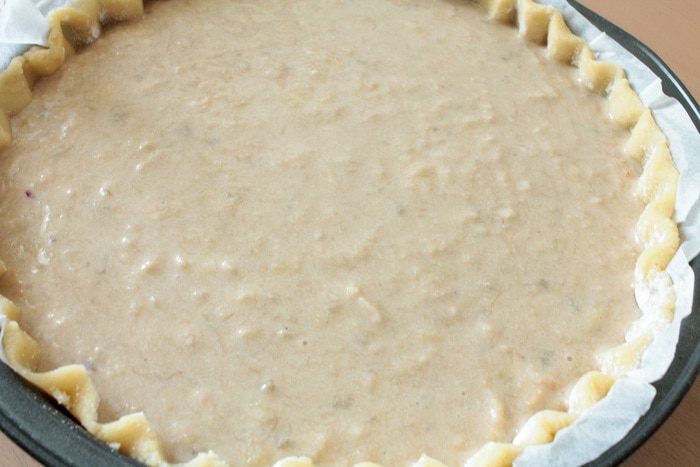 Пирог бананово-яблочный