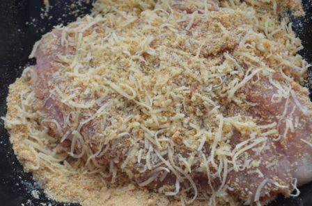 Куриная отбивная с медовым маслом