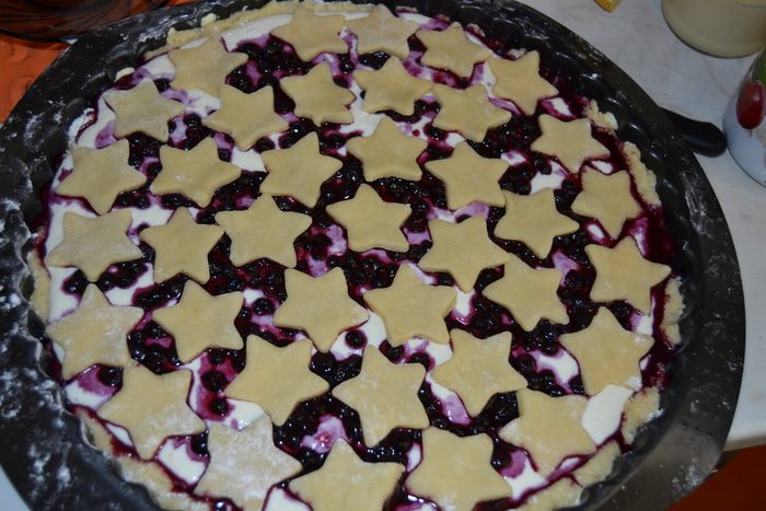 Тарт с черникой &amp;quot;Звездное небо&amp;quot;