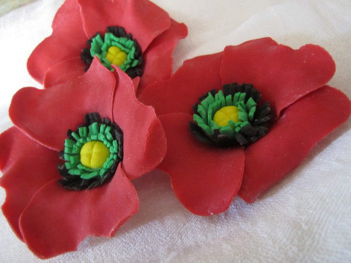 Маки из мастики МК.