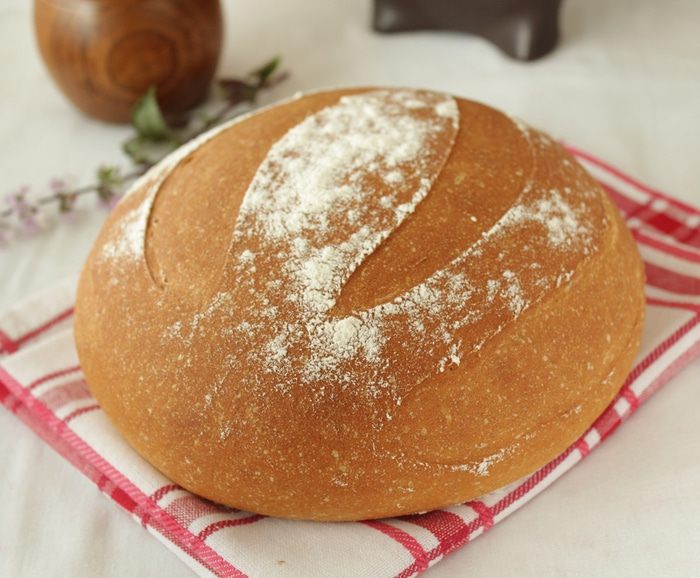 Пшенично-ржаной хлеб на кефире