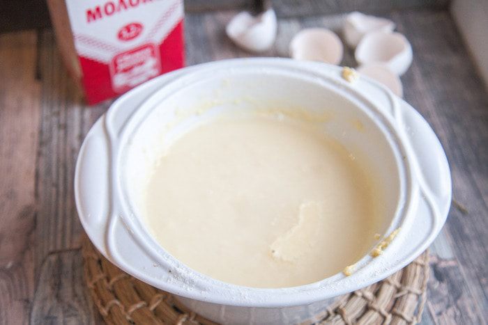 Блинный пирог с вишней и шоколадом