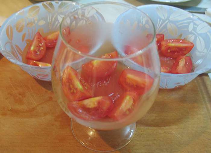 Томатный тирамису