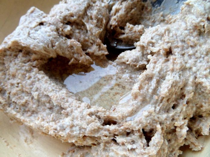 Деревенская галета с пшеном и творогом